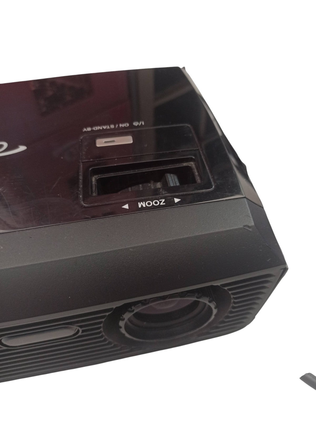 Projecteur vidéo Optoma DLP noir rétro, vidéoprojecteur cinéma d’occasion