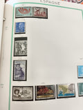 Timbres Espagne lot thématique 1970s-1980s philatélie oblitérés