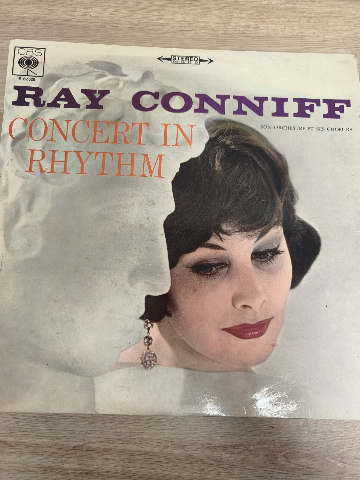 Vinyle 33T Ray Conniff Concert in Rhythm CBS pochette femme S 62 026