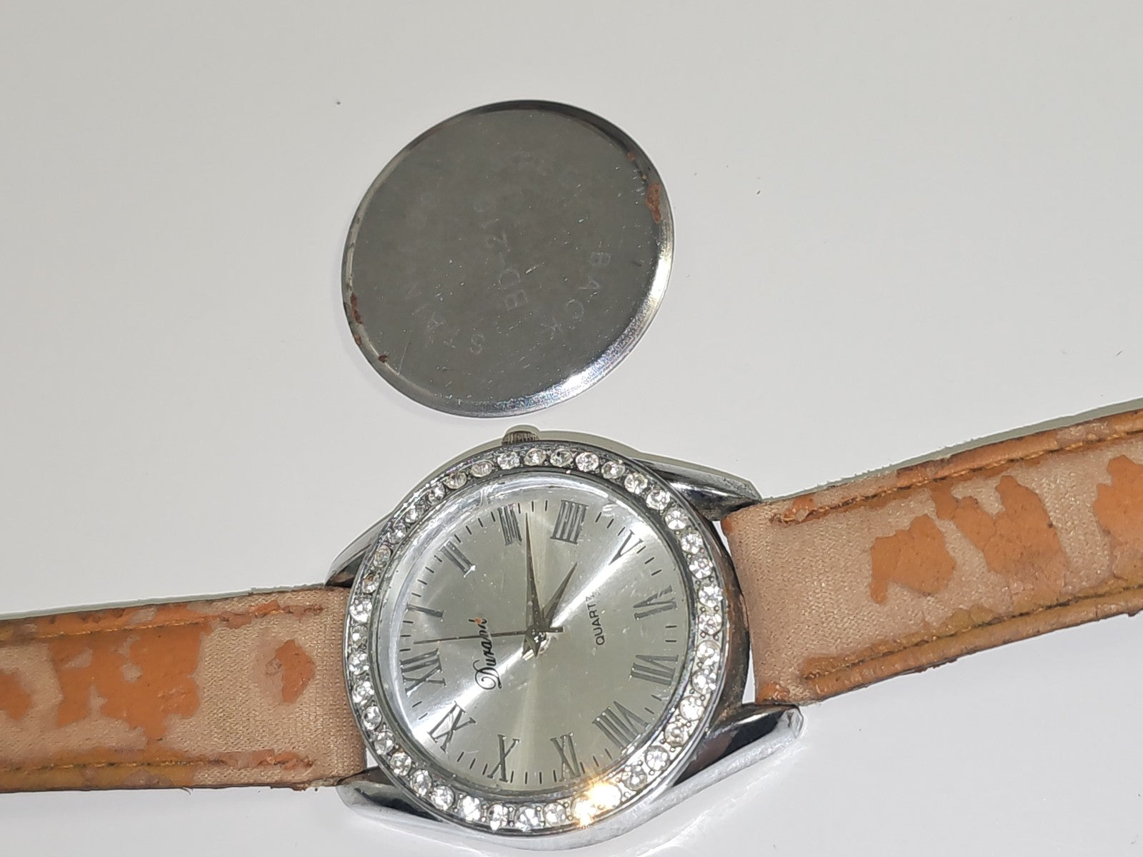 Montre homme Durand à quartz, boîtier à réparer, fonctionne, élégante occasion