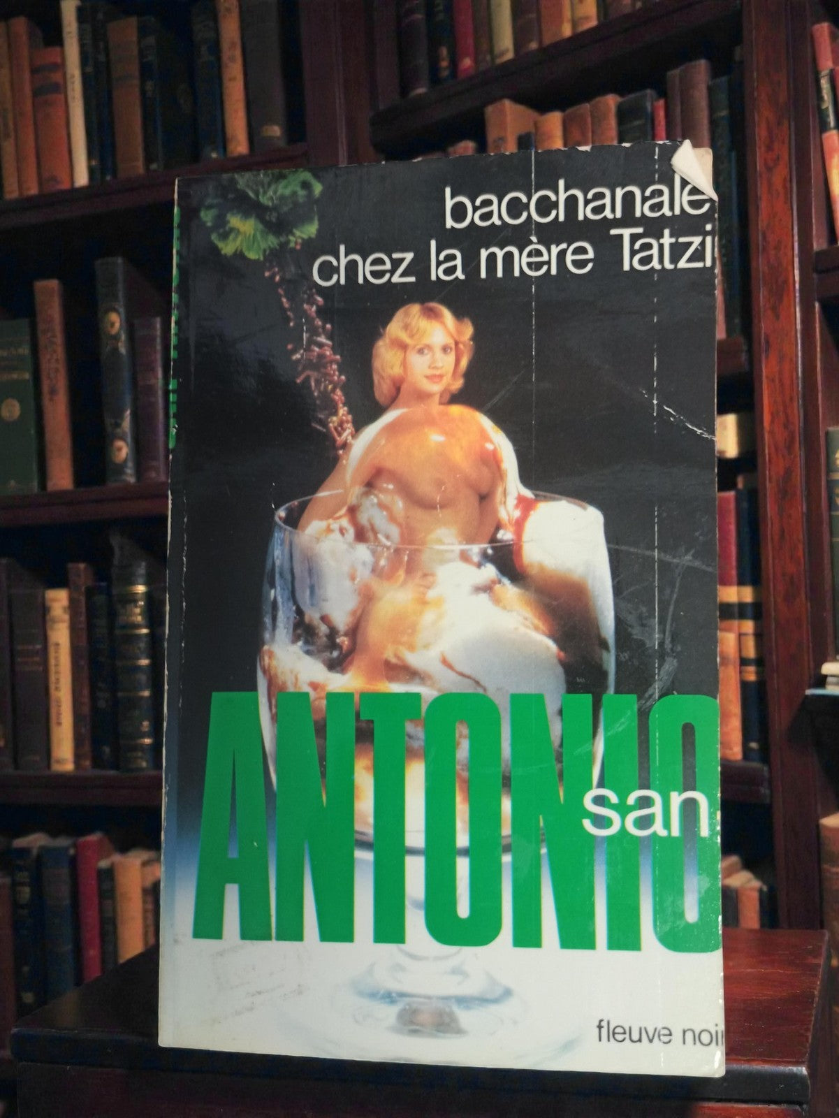 Livre poche San-Antonio Bacchanale chez la mère Tatzi vintage roman policier rét