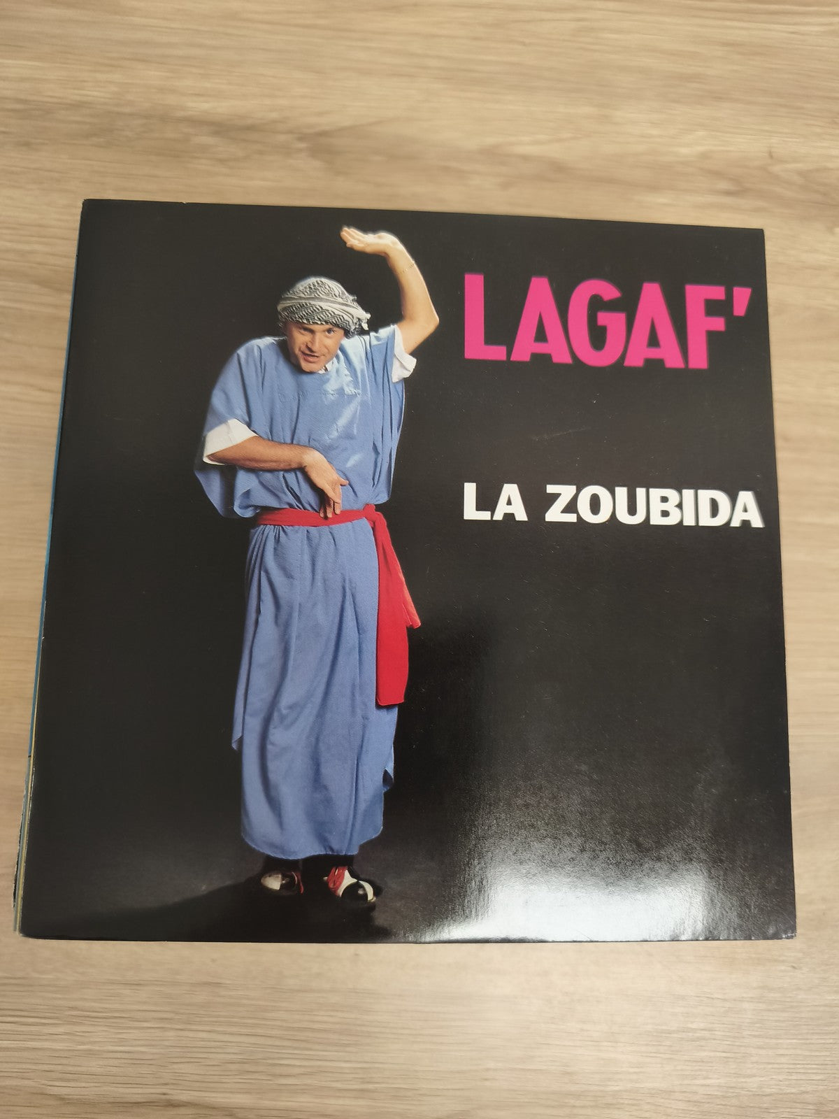 Vinyle 45T Lagaf? La Zoubida pochette couleur état d?occasion (Ref 2)