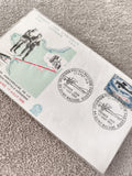 Lettre Premier Jour 1968 aviation 1ère liaison postale Saint-Nazaire Paris FDC