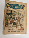 Journal ancien Lisette 1934 illustré, couverture couleur, Le portique bleu
