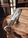 Ouvre-bouteille tire-bouchon vintage San Pellegrino, publicitaire ancien rétro