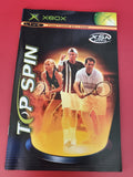 Notice officielle seule pour Top Spin Xbox - Manuel d'origine pour jeu Microsoft