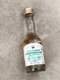 Mini-bouteille Calvados Domfrontais Magloire alcool partiel 40% visuel doré