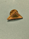 Pin's vintage triangle Leroy Merlin ancien logo vert collection rare