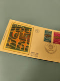 Enveloppe premier jour d?émission FDC Europa 1972 Andorre avec timbres colorés