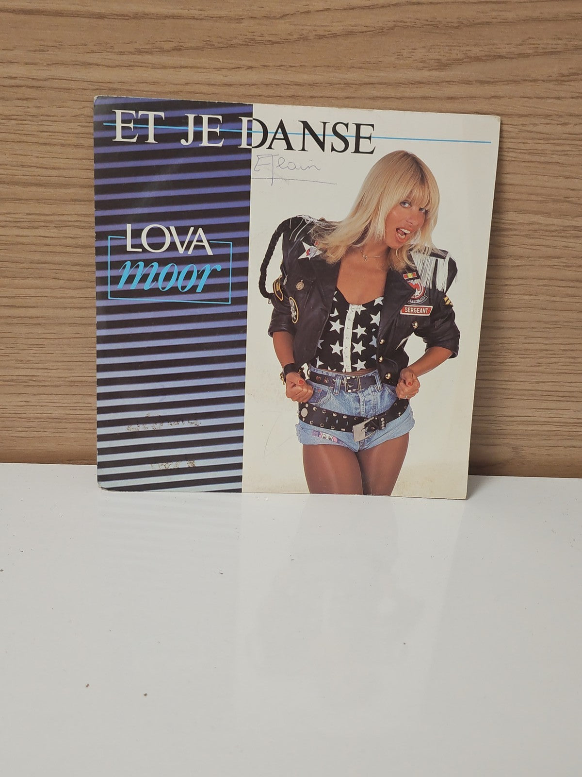 Alte Vinyl-Single 45 U/min Lova Moor Retro, Vintage Schallplatte gebraucht
