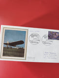 Enveloppe philatélie Zurich-Helsinki avion illustré 1981 premier jour