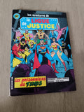 Comic DC ancien Ligue de Justice Les Prisonniers du Temps vintage super-héros