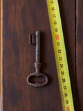 Clé ancienne fer forgé pour porte château manoir vintage rouille déco