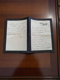 Lettre manuscrite deuil 1915 condoléances émouvantes papier bordure noire