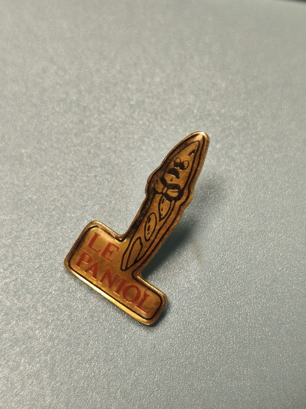 Vintage pin's Le Paniol baguette dorée design original collection (Ref 9)