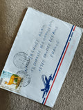 Lettre affranchie Congo 1987 timbre gazelle avion Par Avion philatélie France