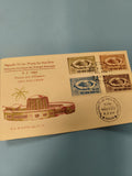 Ancienne enveloppe FDC Vietnam 1964, timbres énergie atomique, oblitérée Saigon