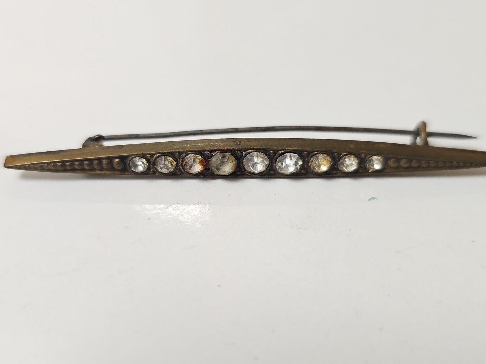 Broche ancienne rétro des années 1920, bijou fantaisie vintage pour collectionne