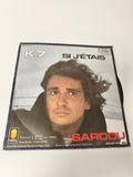 Vintage 45T Michel Sardou ancien disque vinyle rétro collection chanson français