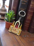 Porte-clés vintage métal panier bouteilles Azinac Côtes de Provence pub rétro