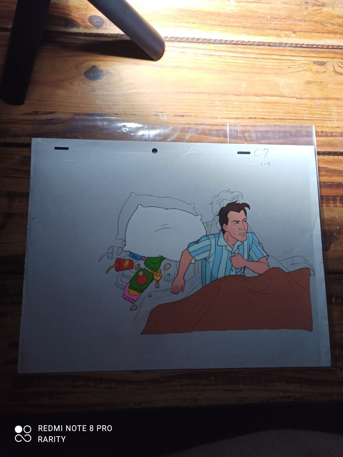 Celluloïd d’animation Ghostbusters vintage dessin animé, authentique SOS Fantôme