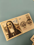 Enveloppe premier jour d'émission FDC Ste Thérèse d'Avila illustration religieus