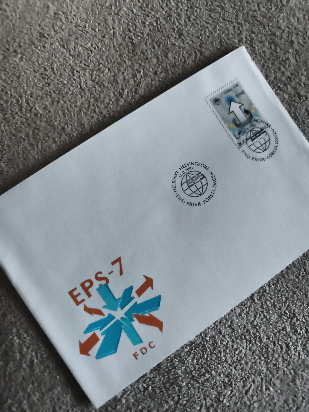 Enveloppe 1er Jour EPS-7 FDC Helsinki 1987 timbre Finlande philatélie
