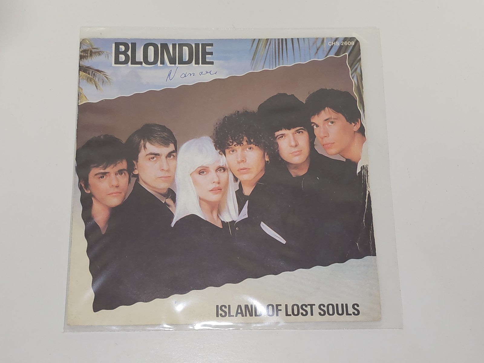 Vintage disque vinyle 45 tours Blondie ancien rétro collection très bon état