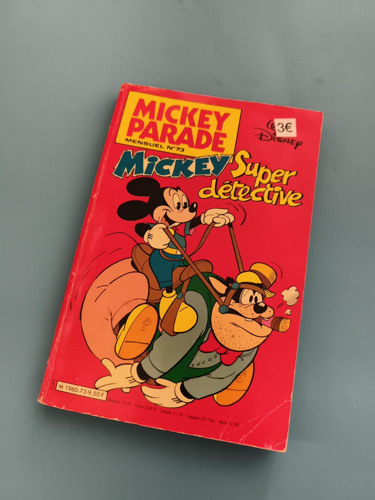 Livre Mickey Parade n°73 Disney Super Détective bande dessinée BD