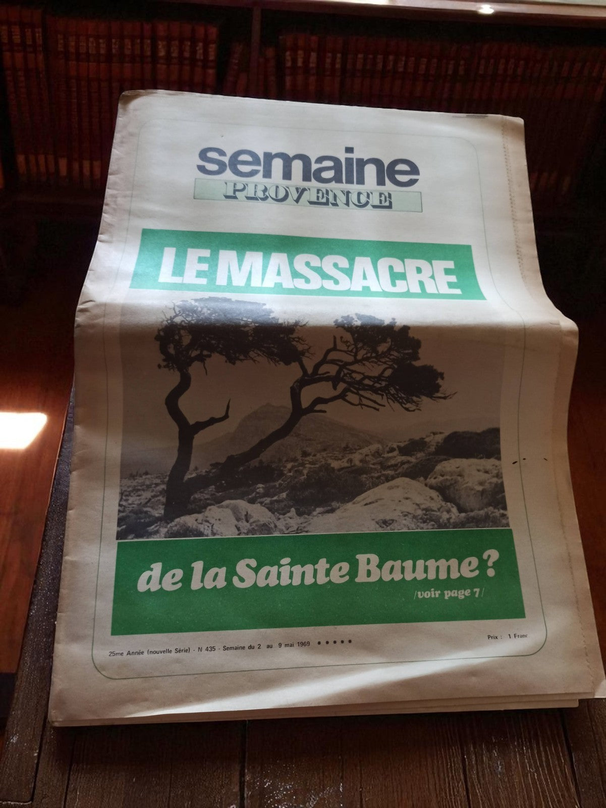 Ancien journal Semaine Provence 1969 vintage presse régionale rétro