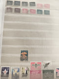 Timbres anciens Europe de l’Est R.P. ROMINA oiseaux insectes fleurs philatélie