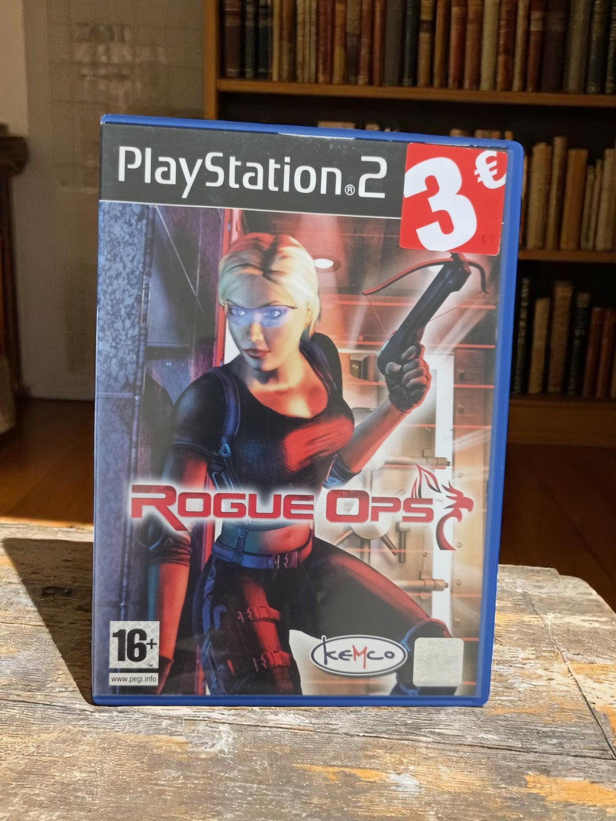 Jeu PS2 Rogue Ops PlayStation 2 Kemco - Boîtier d'origine vintage