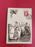 Lettre illustrée Centenaire du Timbre-Poste Français 1949 oblitérée Grand Palais