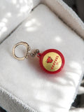 Porte-clés publicitaire Babybel vintage rétro rouge accessoire ancien