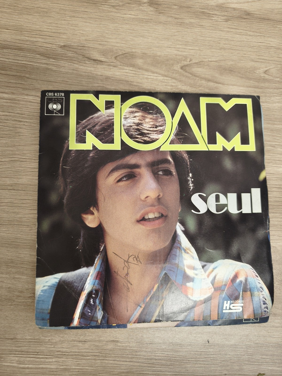 Vinyle 45 tours NOAM ? Seul, pochette CBS 6378, disque d?occasion