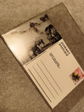 Carte postale animalière zèbres gnous Afrique photo SVI timbre philatélie