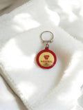 Porte-clés Babybel vintage ancien rétro publicité rouge accessoire d’occasion