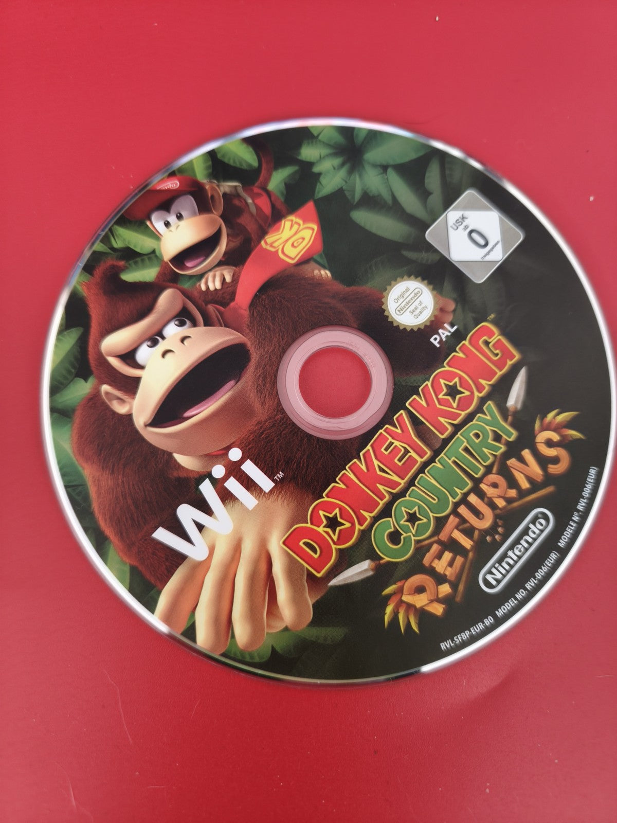 Jeu Nintendo Wii Donkey Kong - CD seul d'occasion, disque original officiel