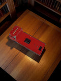 Camion plateau Majorette ancien vintage métal rouge jouet miniature