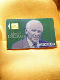 Carte téléphonique vintage Maurice Deloraine puce 50 unités rétro design