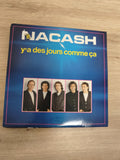 Vinyle 45T NACASH y'a des jours comme ça pochette bleue groupe français (Ref 5)