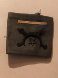 Insigne militaire ancien brodé croissant étoile grade tissu
