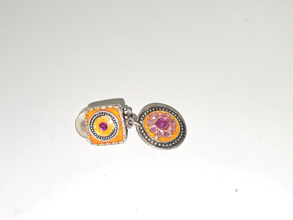 Boucle d?oreille ancienne orpheline Gas, vintage, bijou unique, collection