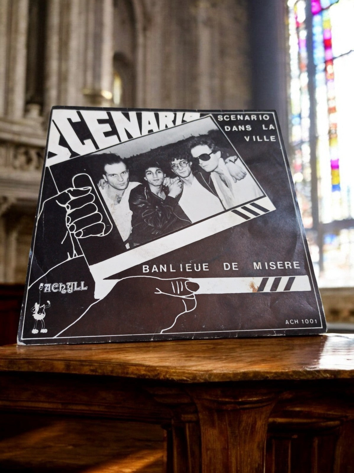 Vinyle 45 tours Scenario – Banlieue de Misère, édition vintage Achyll