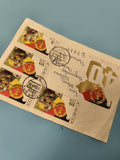 Enveloppe FDC 40 Jahre DDR timbres illustrés Allemagne oblitérés