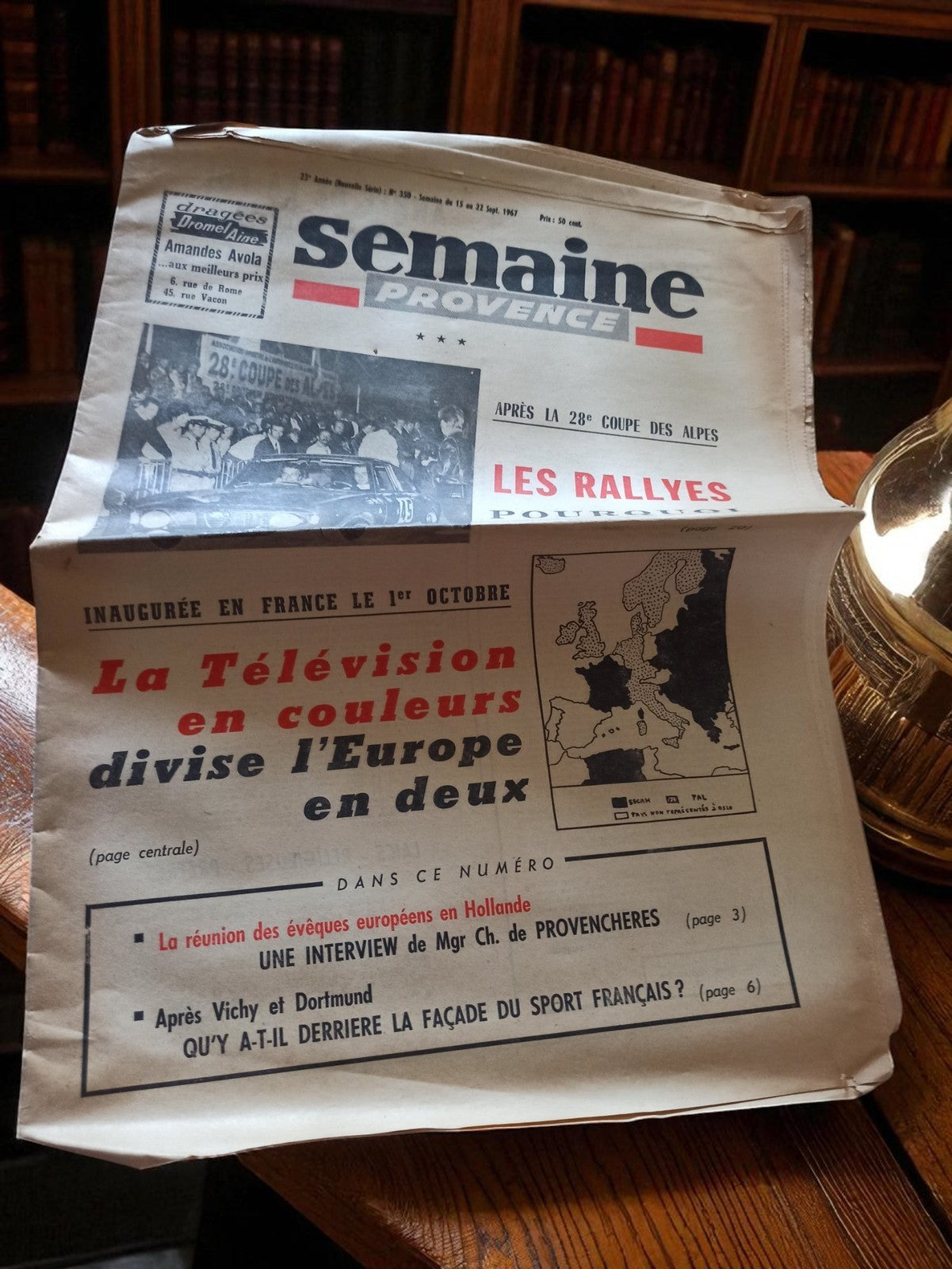 Magazine Semaine Provence ancien 1967, presse régionale vintage rétro