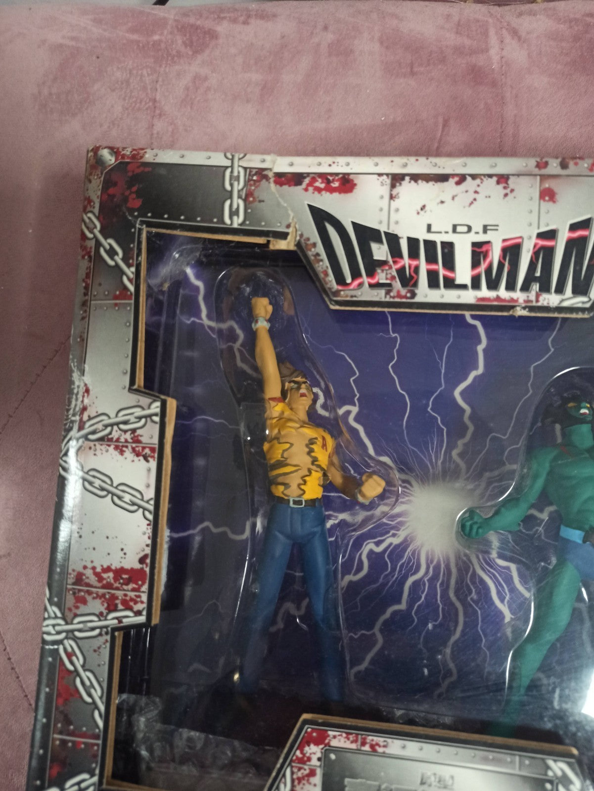 Figurines Devilman Akira Fudo vintage UNI-Five édition limitée 5000 ex boîte