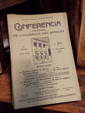 Conférencia journal universitaire 1920 ancien rétro, Université des Annales