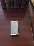 Briquet vintage Wintet non testé, métal argenté doré, collection rétro