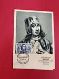 Carte premier jour Villehardouin 1953 timbre 15f5 Philatélie France